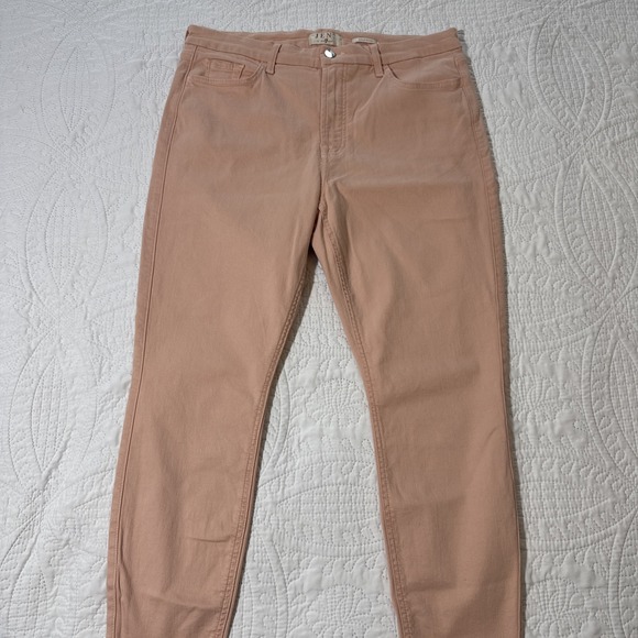Jen7 by 7 for all mankind jeans 14 Pink Cropped Ankle Skinny Women's - Picture 1 of 10